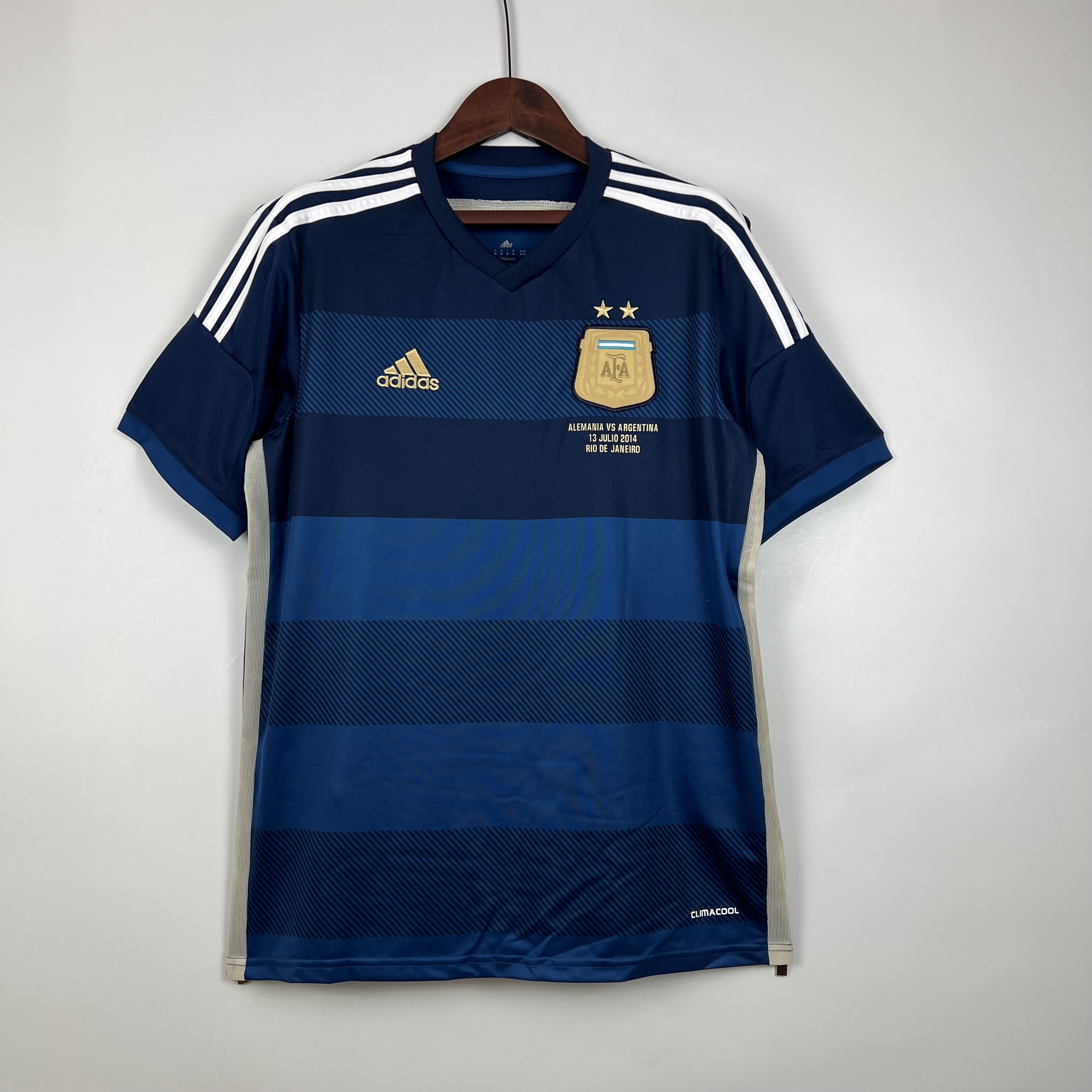 Tailandia Camiseta Argentina Replica Segunda Ropa Retro 2014